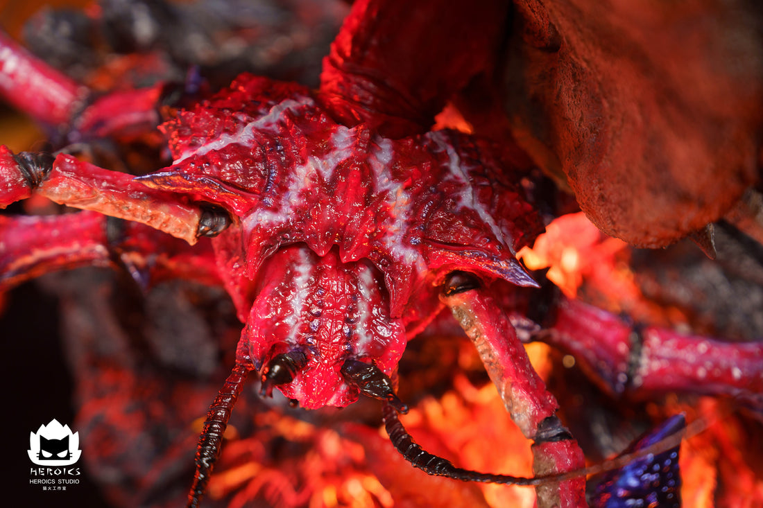 Monster Hunter Dragon Frontier x Heroics Studio Stonefist Hermitaur Resin Statue