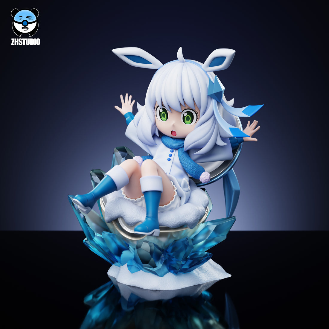 Spy x Family ZH Studio Anya COS Ice Hockey Girl Resin Statue