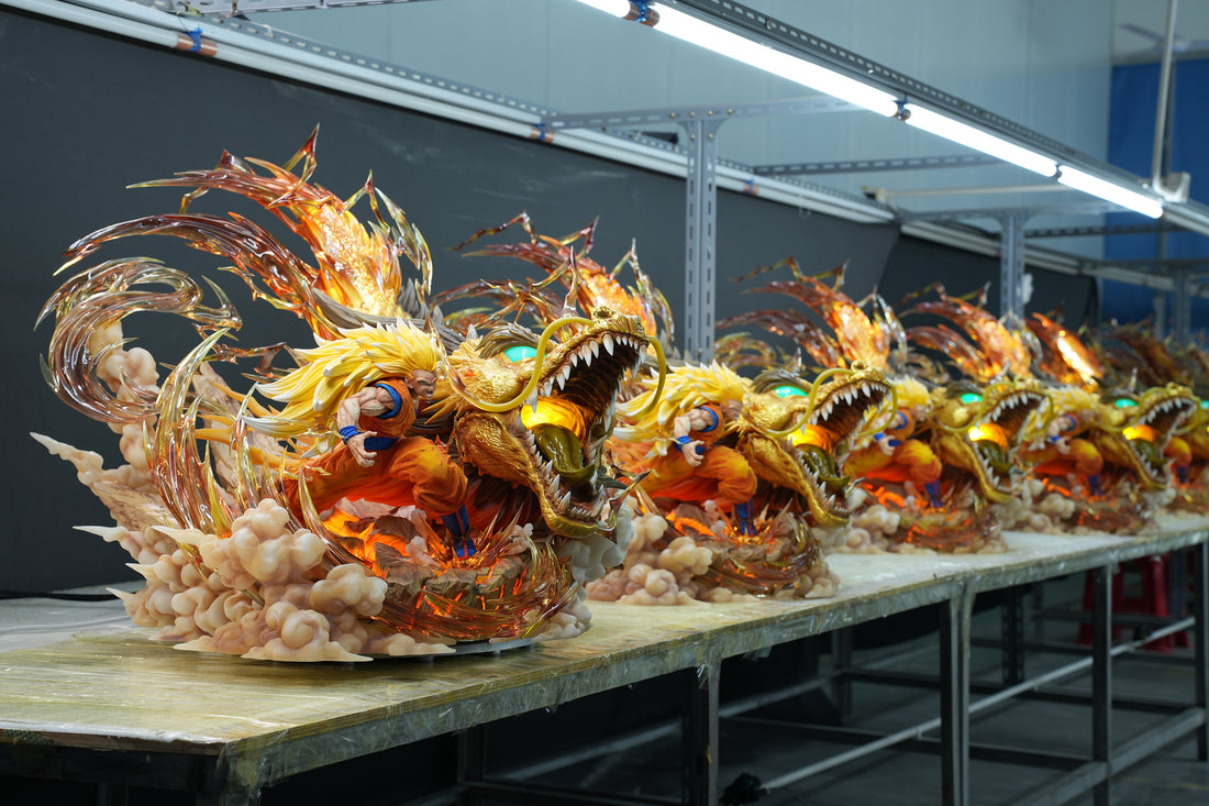 Dragon Ball Last Sleep Studio Dragon Fist Goku SSJ3 Resin Statue