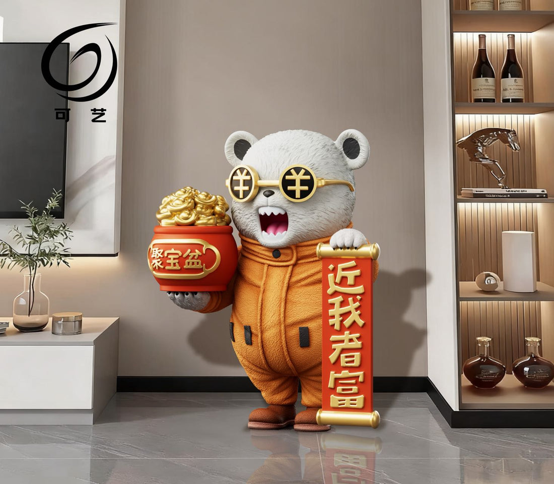 One Piece Ke Yi Mo Wan Studio Fortune Attracting Bepo Furniture Ornament Resin Statue