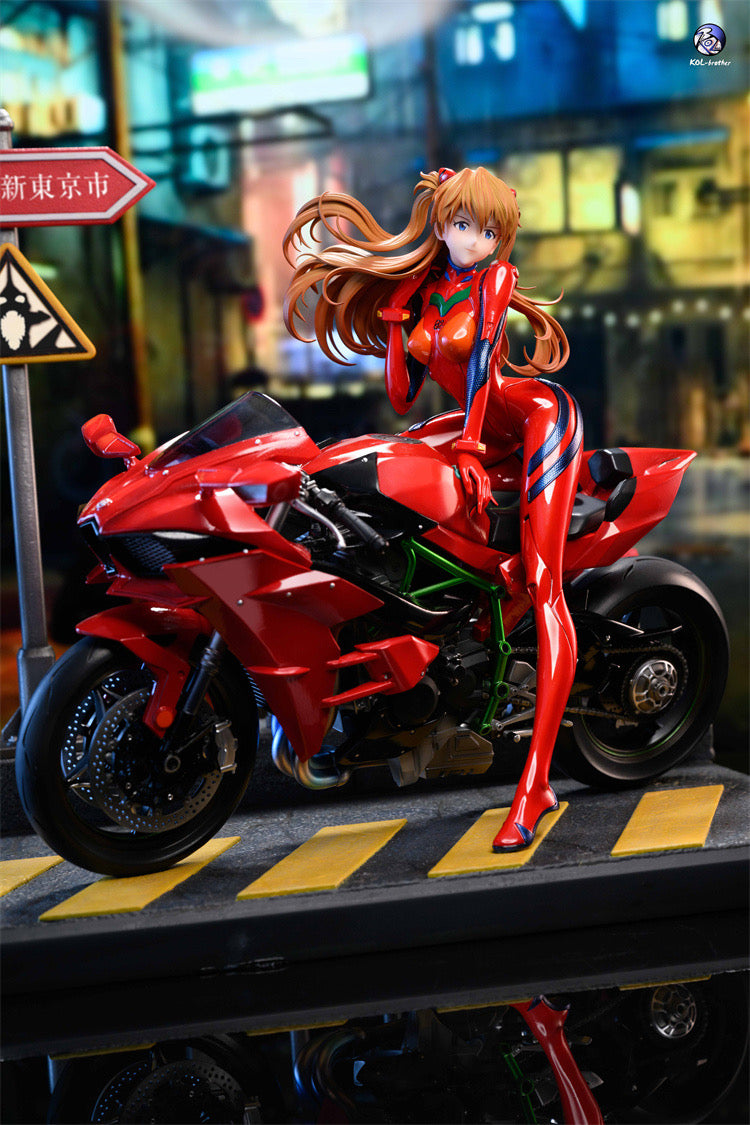 Neon Genesis Evangelion KOL Brother Studio Asuka Motorcycle Resin