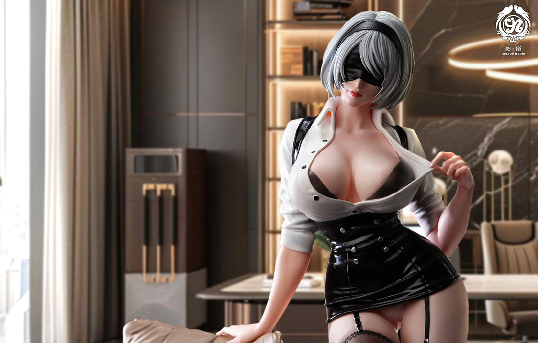 Nier Automata Jiuzhou Studio 2B Resin Statue
