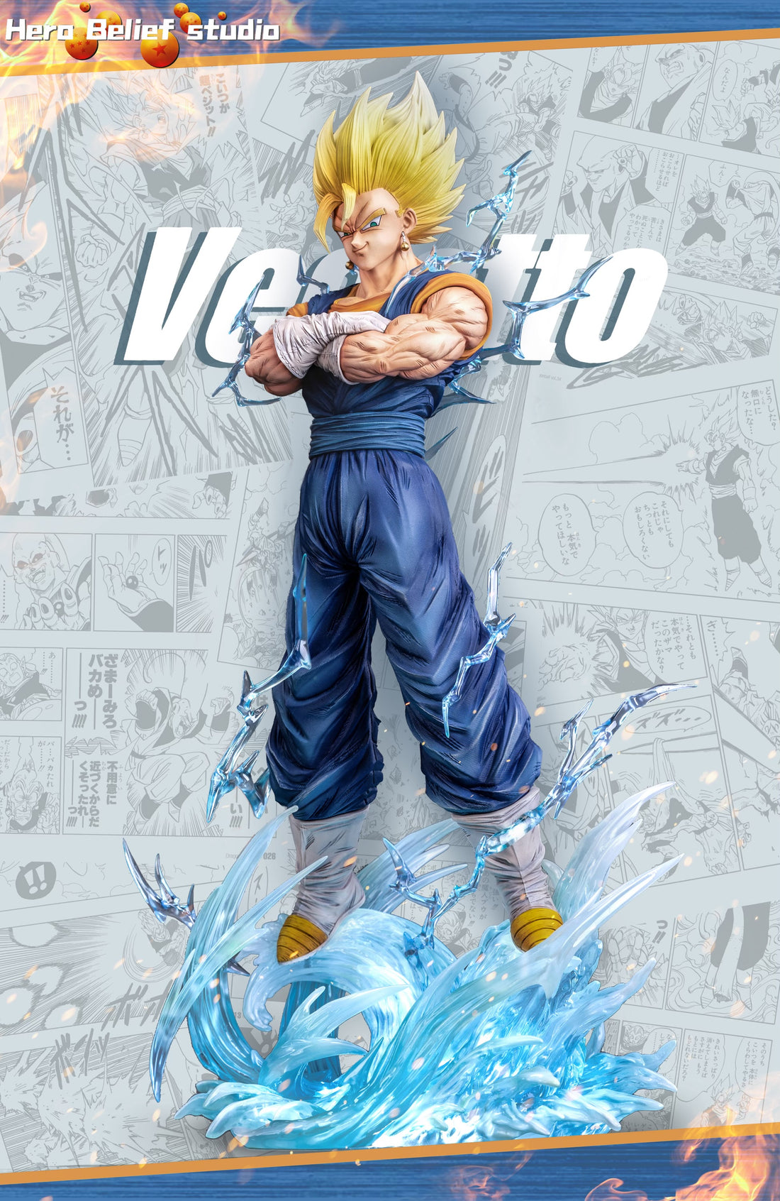 Dragon Ball Hero Belief Studio Vegetto Resin Statue