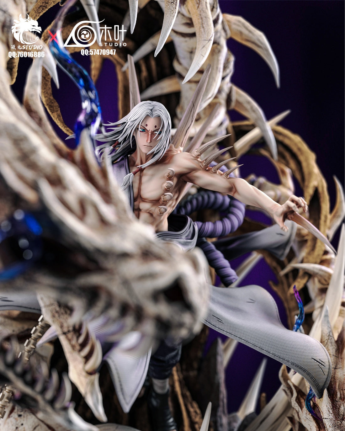 Naruto YG x Konoha Studio Kimimaro Resin Statue