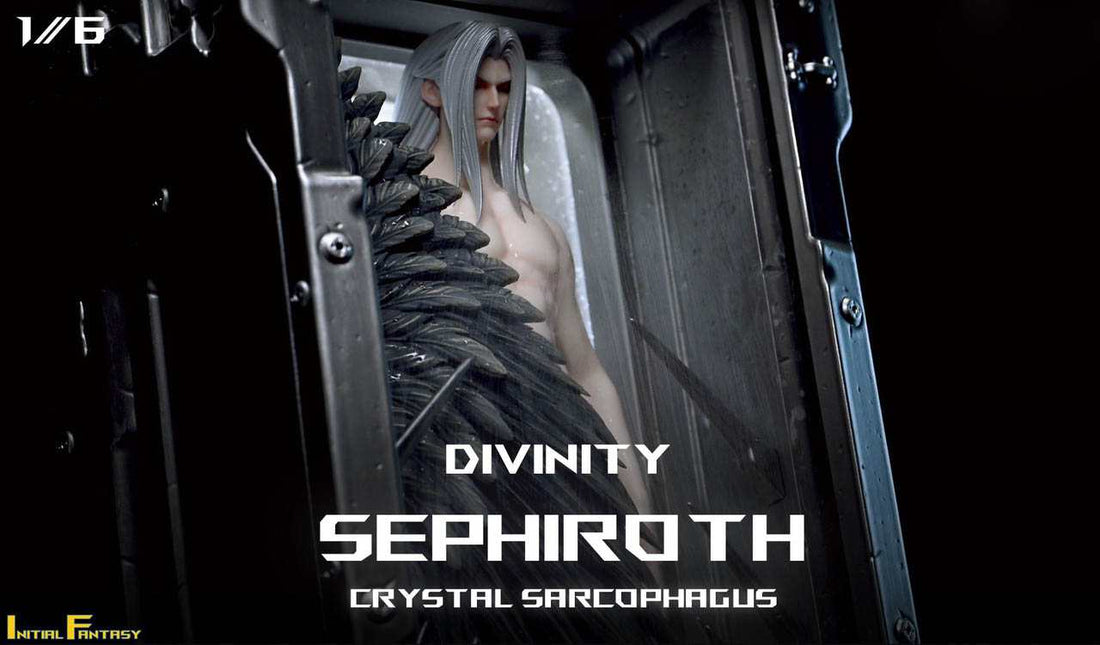 Final Fantasy VII FanArt Studio Sephiroth Crystal Sarcophagus Resin Statue