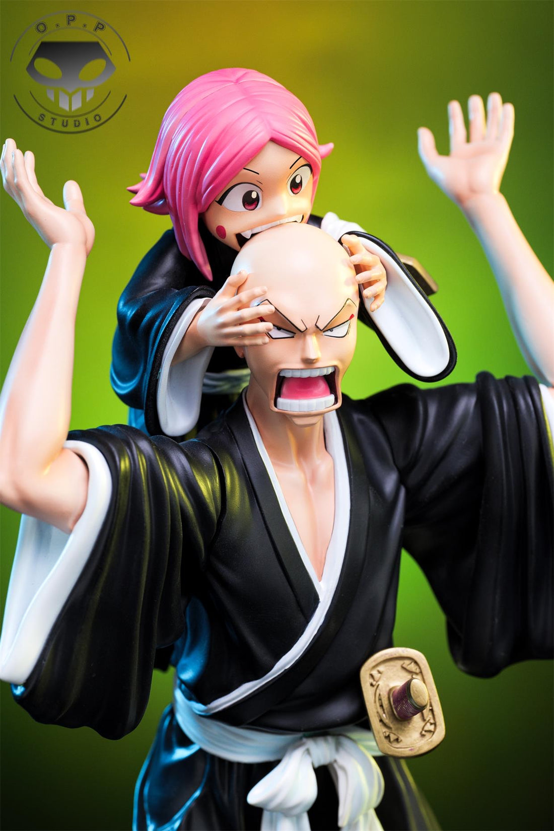 Bleach Opp Studio Kusajishi Yachiru x Madarame Ikkaku Resin Statue