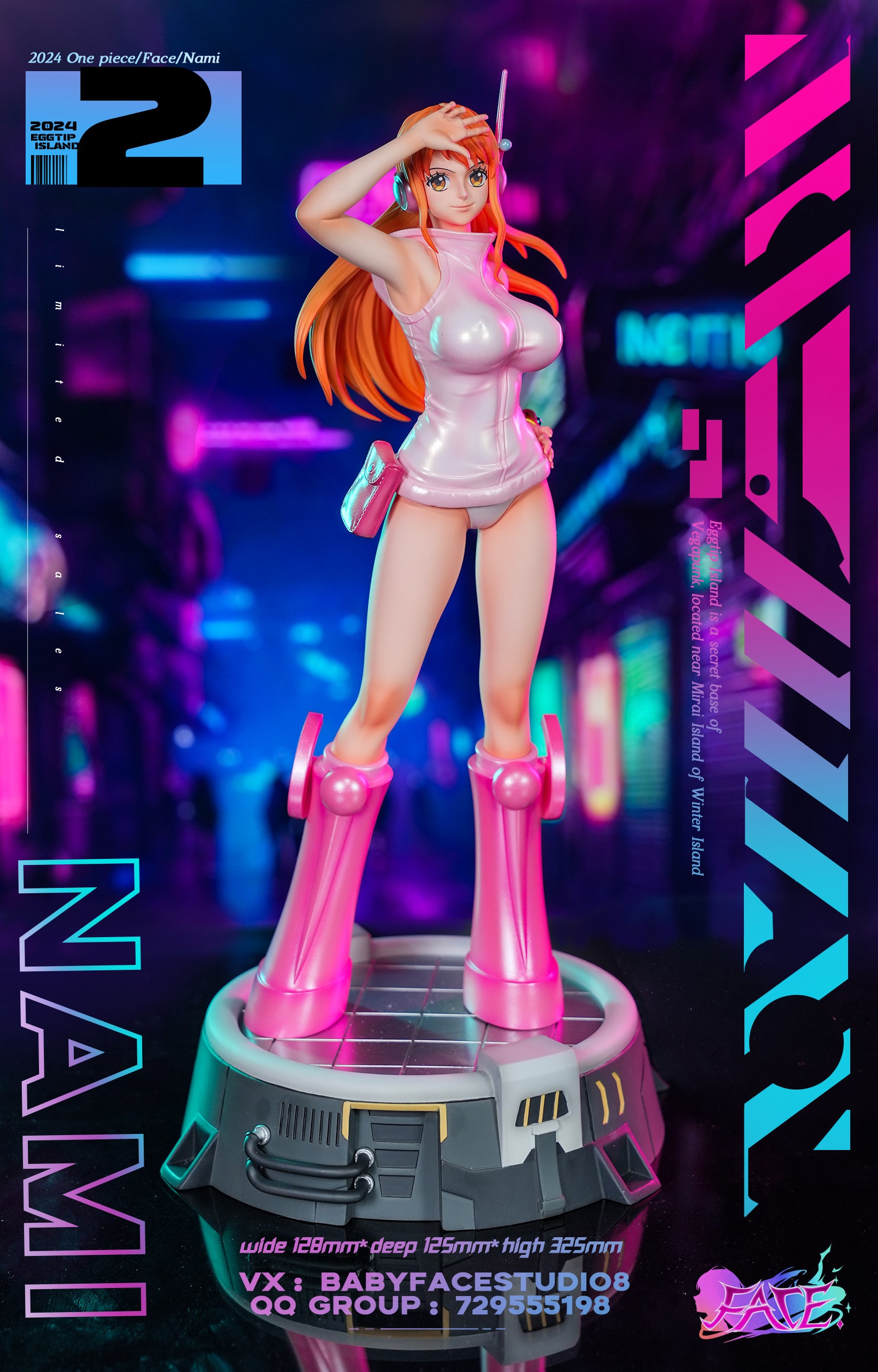 One Piece Face Studio Egghead Arc Nami Resin Statue – ClubHouse