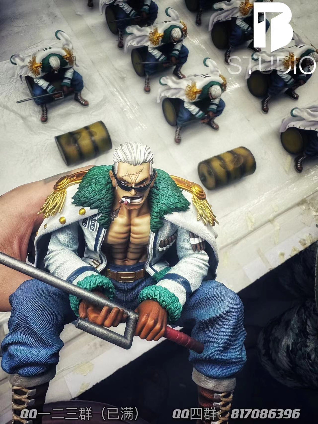 One Piece BT Studio Smoker Resin Statue