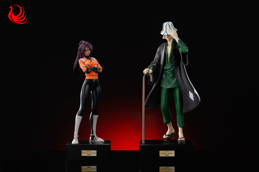 Bleach WGZW Studio Soi Fon x Urahara Kisuke Resin Statue