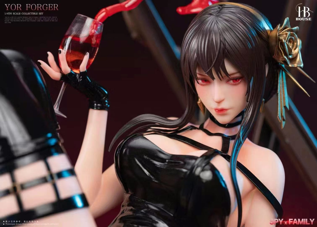 Spy x Family HB House Studio Yor Red Rose Resin Statue