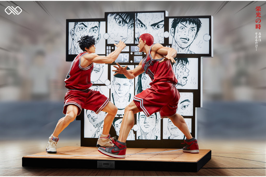 Slam Dunk Infinite Studio Hanamichi Sakuragi x Kaede Rukawa Century High Five Resin Statue