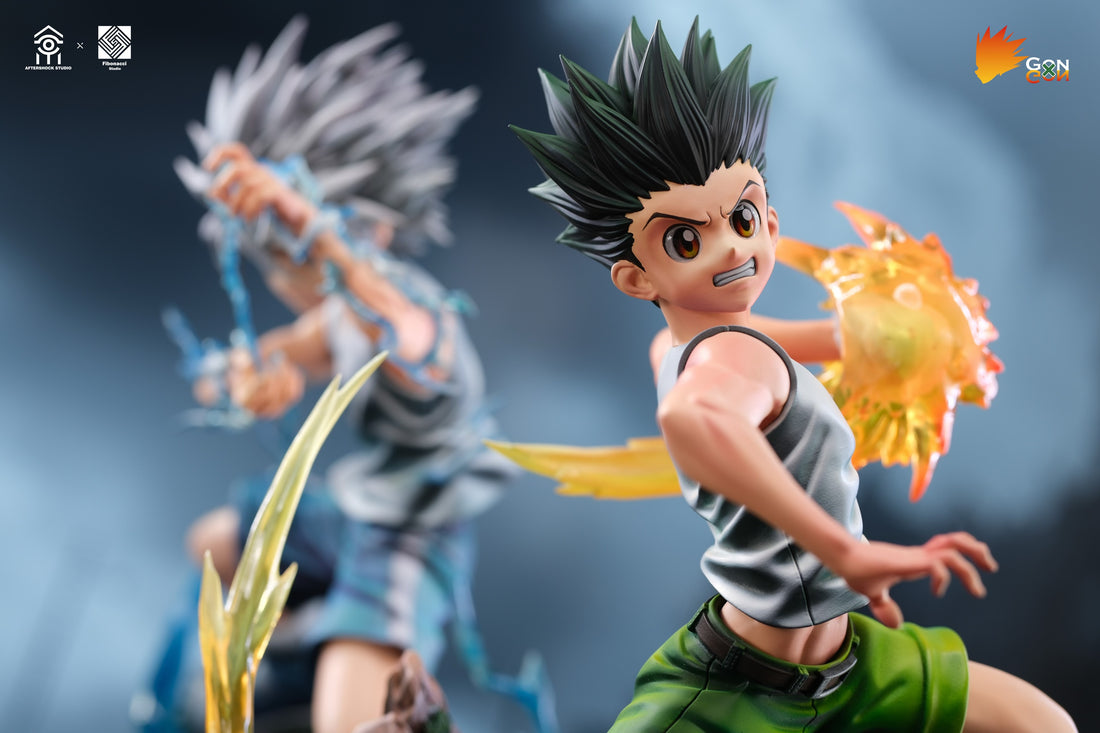Hunter x Hunter Aftershock Studio x Fibonacci Studio Killua Zoldyck x Gon Freecss Resin Statue