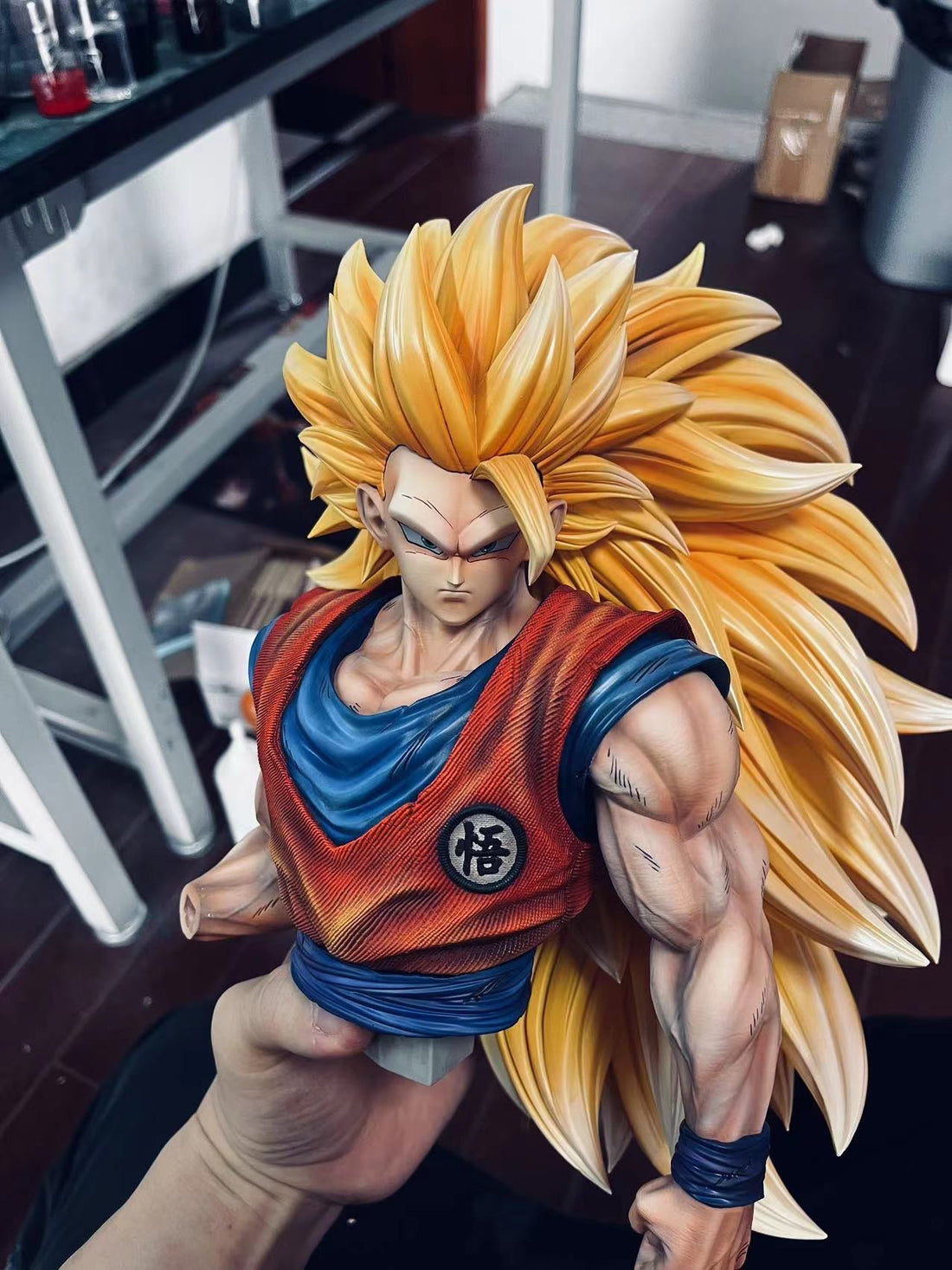 Dragon Ball 2% Studio Goku SS3 Resin Statue