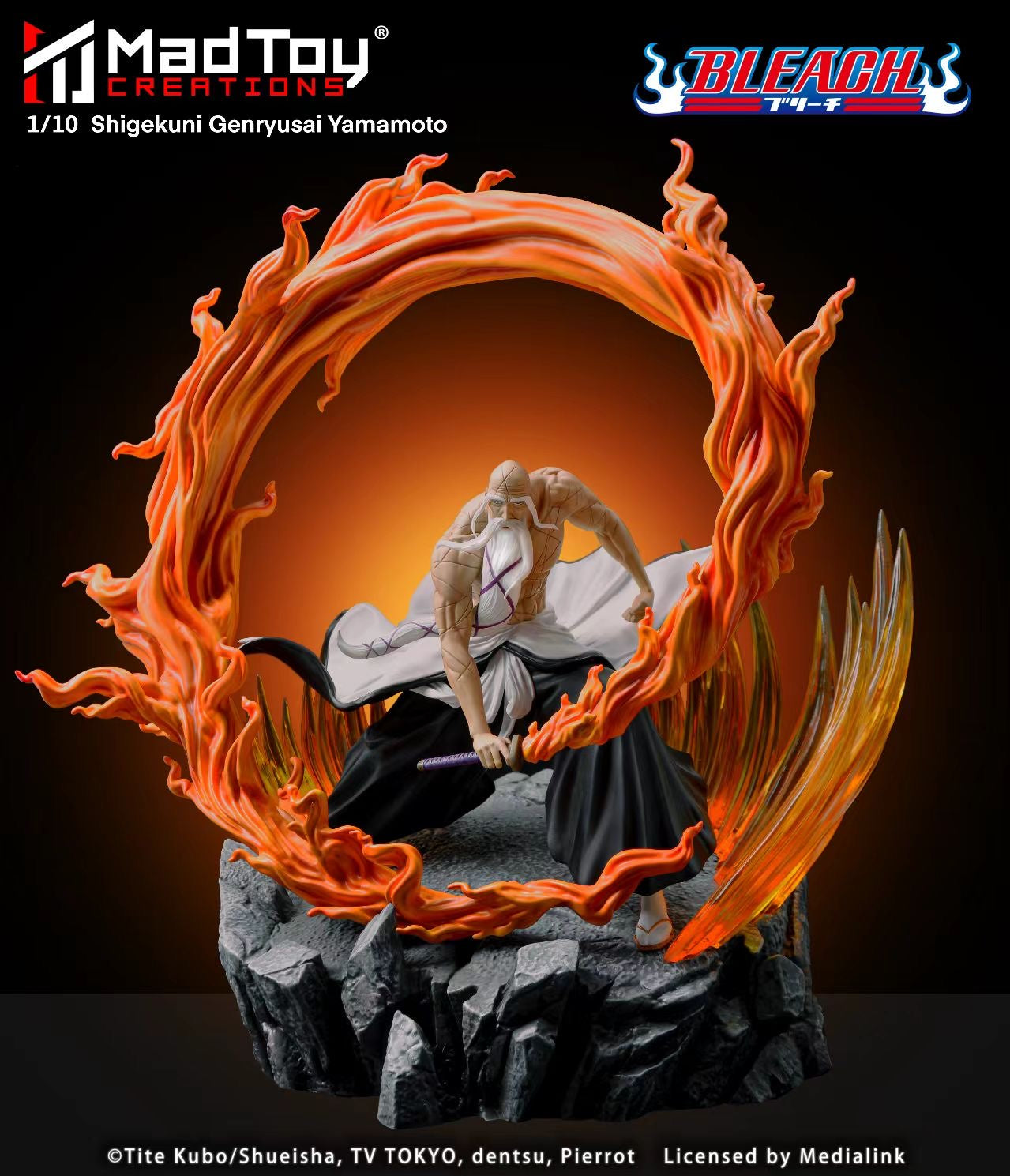 Bleach Madtoy Creations Yamamoto Licensed Resin Statue – ClubHouse