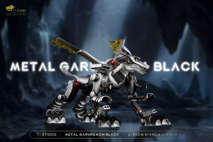 Digimon T1 Studio MetalGarurumon Resin Statue