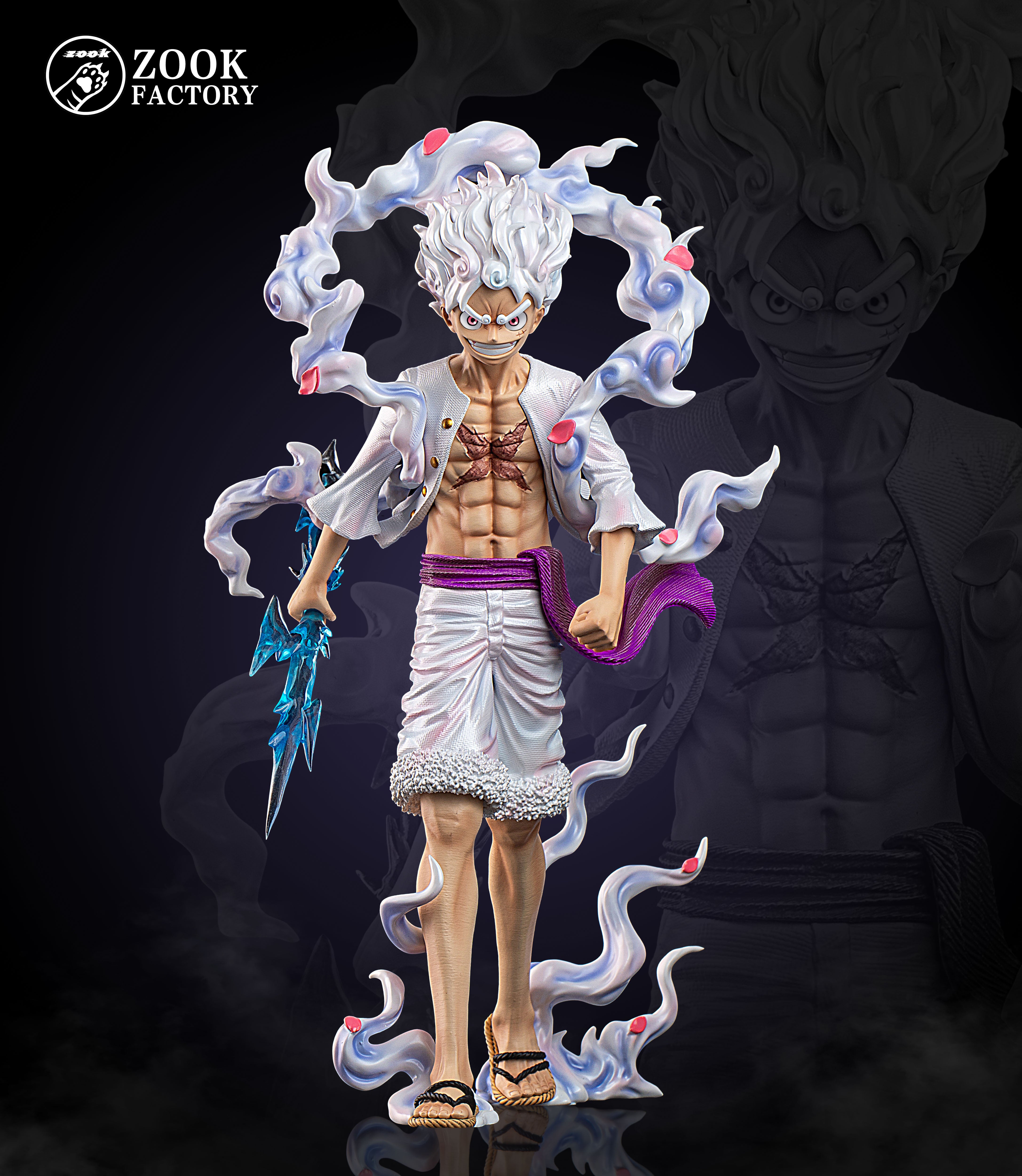 lysop gear 5 One Piece Zook Factory Luffy Gear 5 – ClubHouse Statues