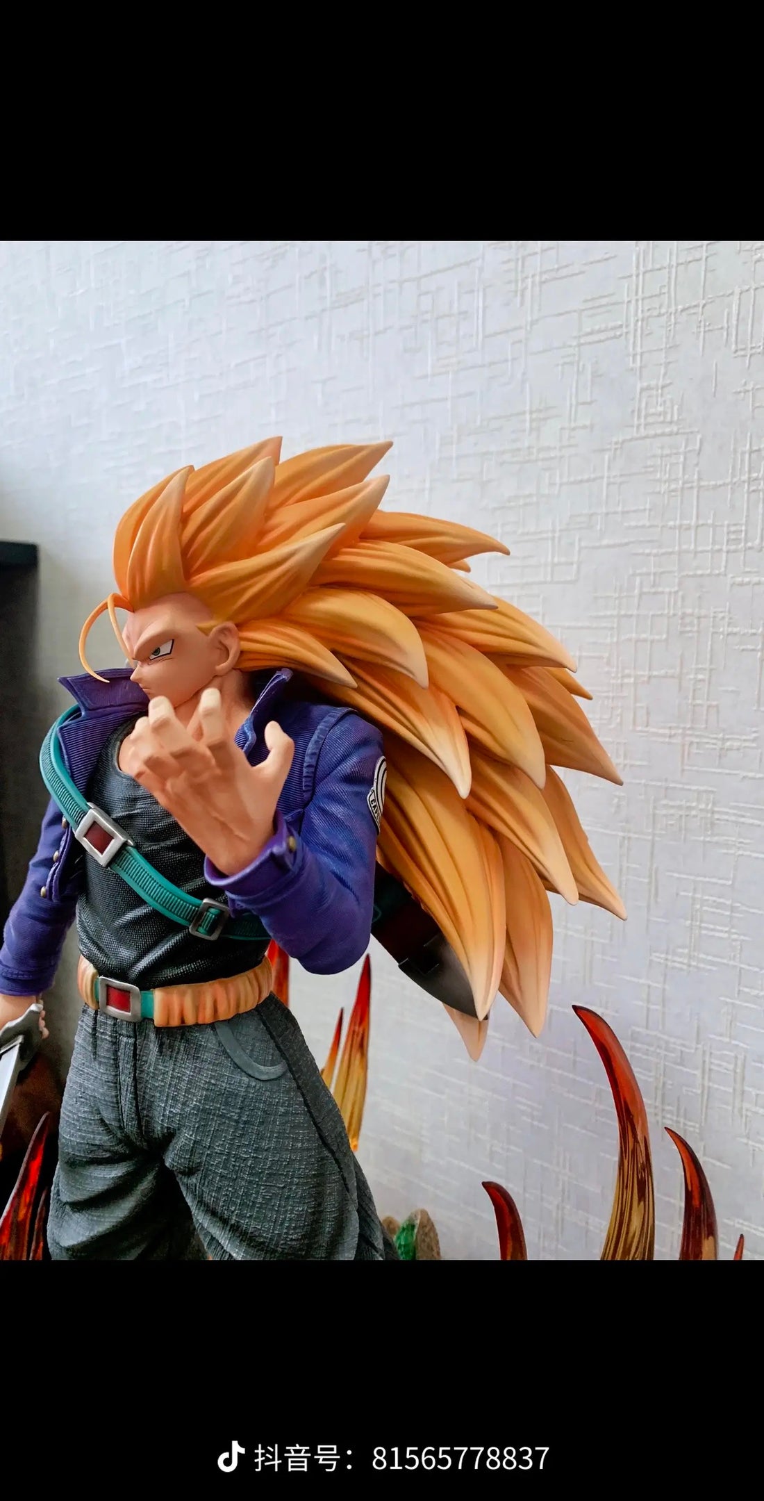 Dragon Ball Kylin Studio Trunks SSJ3 Resin Statue