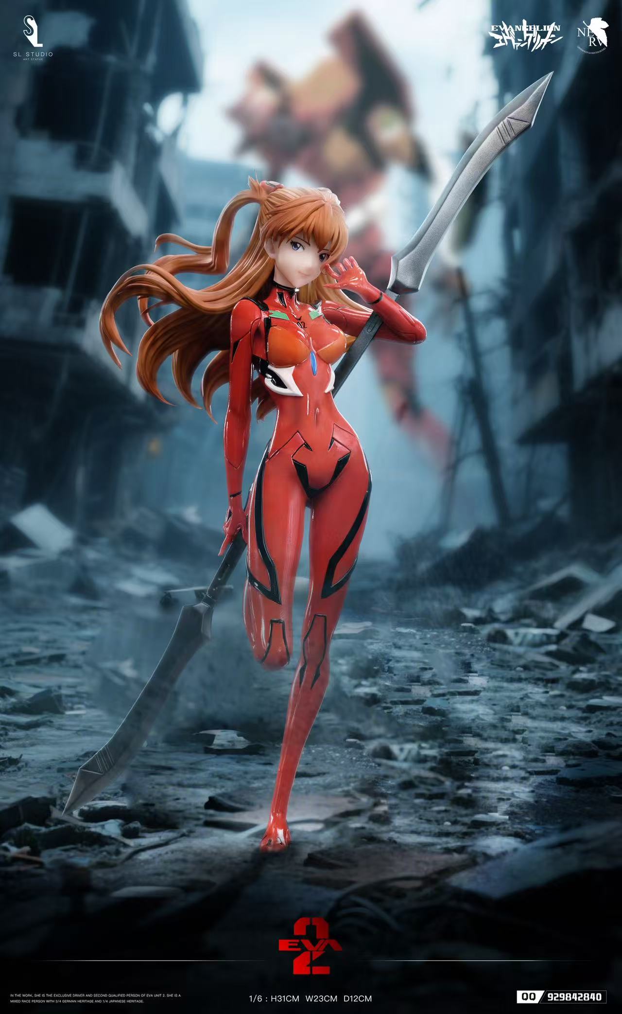 sceneⅡ ASKA Neon Genesis Evangelion SL Studio Combat Suit Asuka Resin