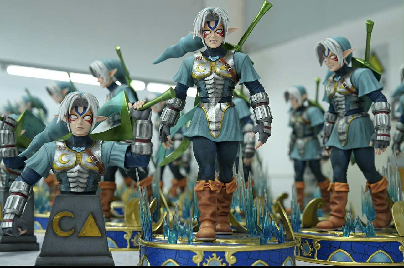 The Legend Of Zelda Kintsukuroi Creations Fierce Deity Link Resin