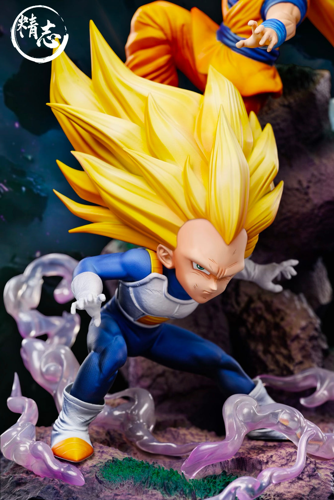 Dragon Ball Jing Zhi Studio Daima SSJ3 Goku x Vegeta Resin Statue