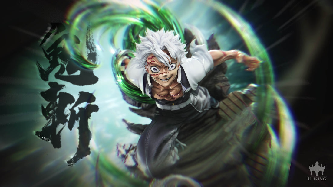 Demon Slayer U KING Studio Sanemi Shinazugawa Resin Statue