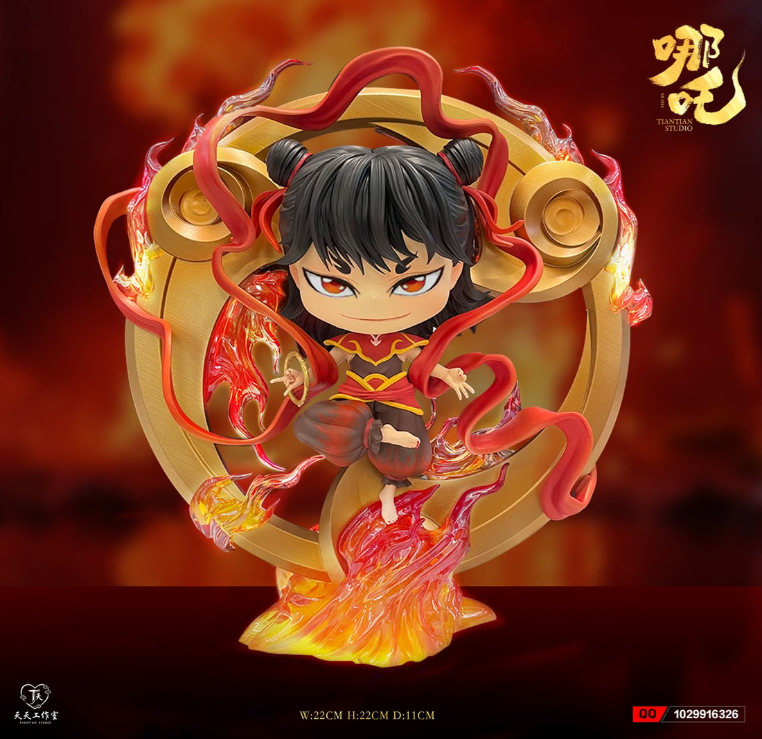 Nezha Birth of the Demon TianTian Studio Child Nezha Resin Statue