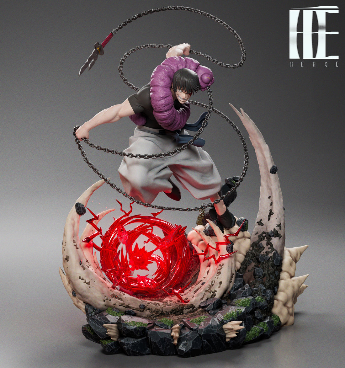 Jujutsu Kaisen Heroe Collectibles Toji Fushiguro Resin Statue