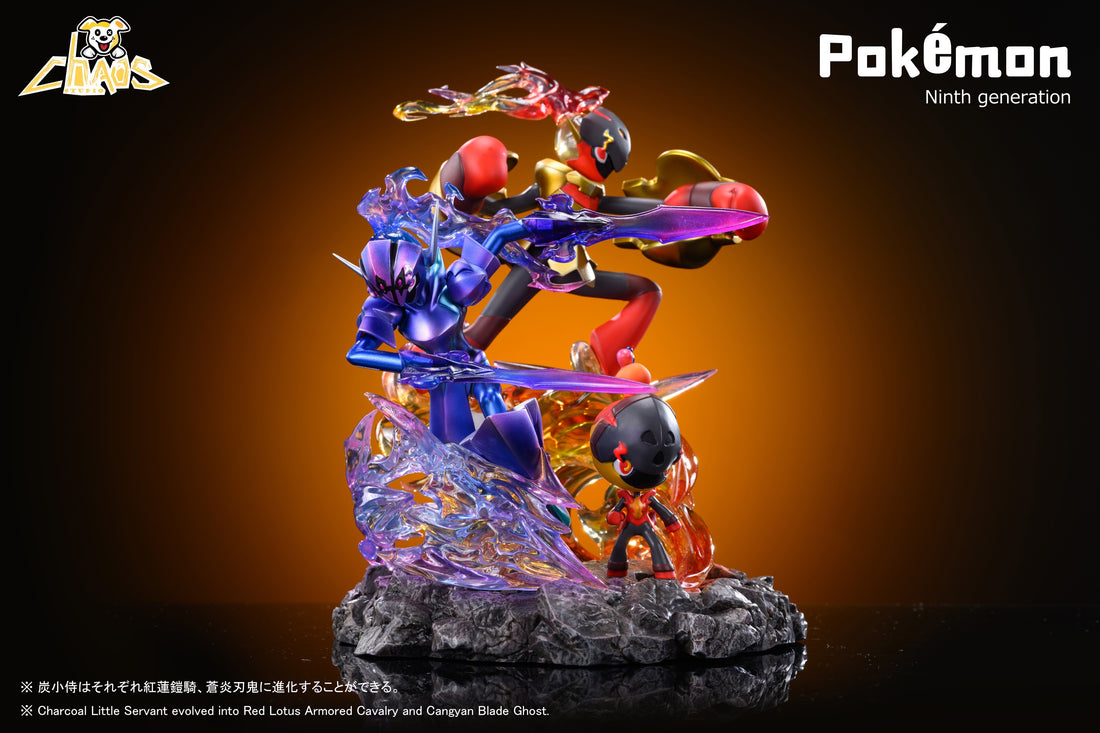 Pokemon Chaosdog Studio Charcadet Evolution Group Resin Statue