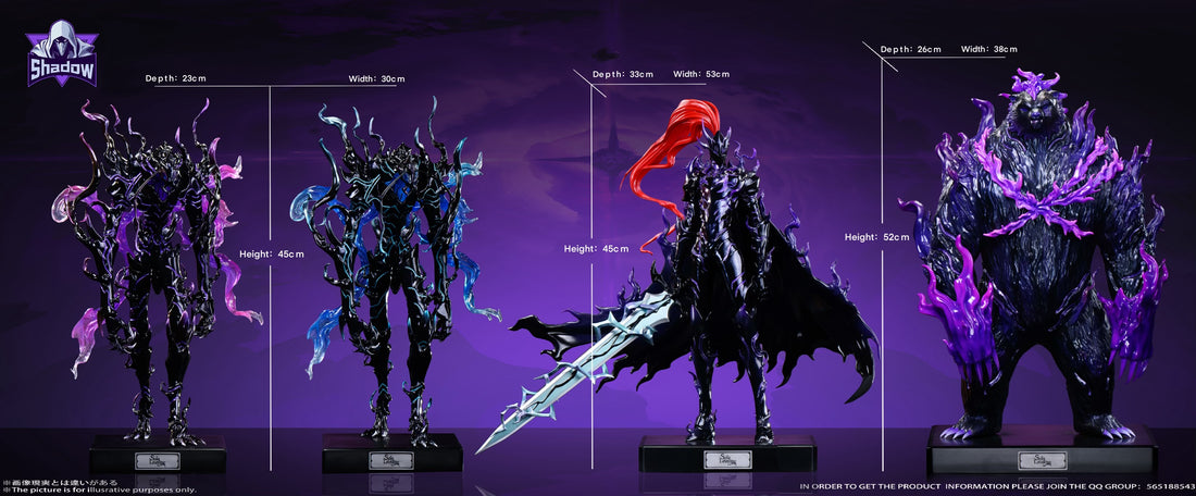 Solo Leveling Shadow Studio Shadow Legion Igris Resin Statue