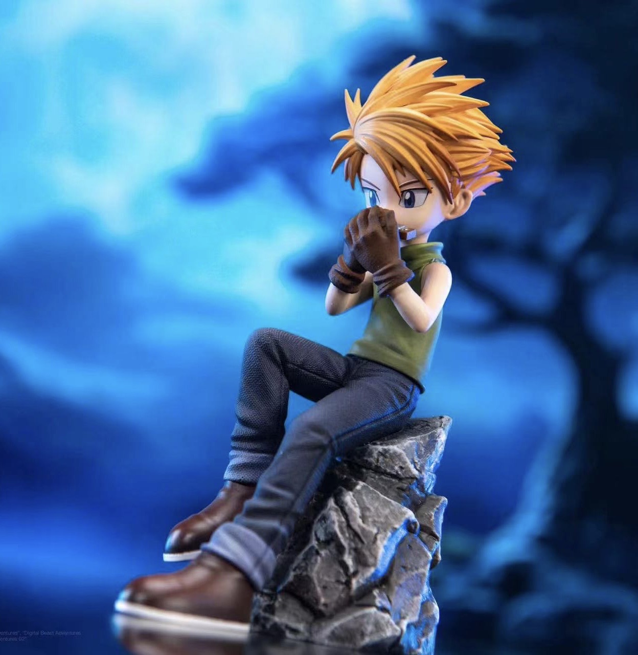 Digimon Soar Studio Ishida Yamato Harmonica Resin Statue [CHINA STOCK]