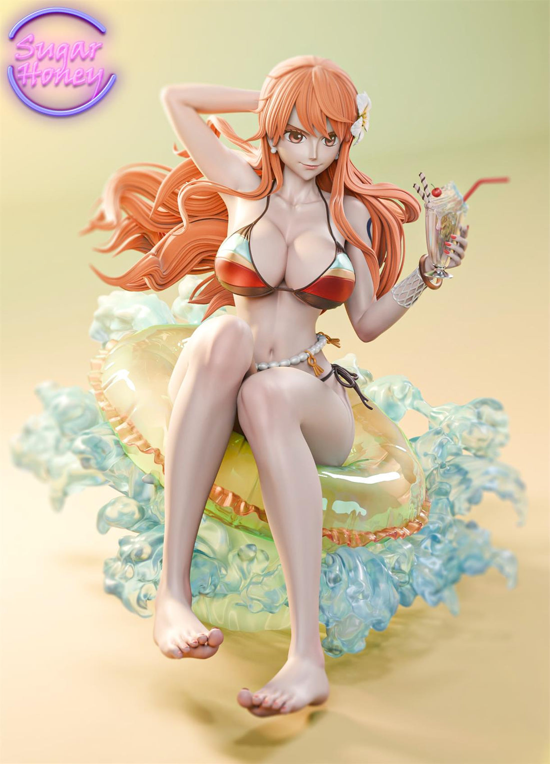 One Piece Sugar Honey Studio Nami Swimsuit Resin Statue