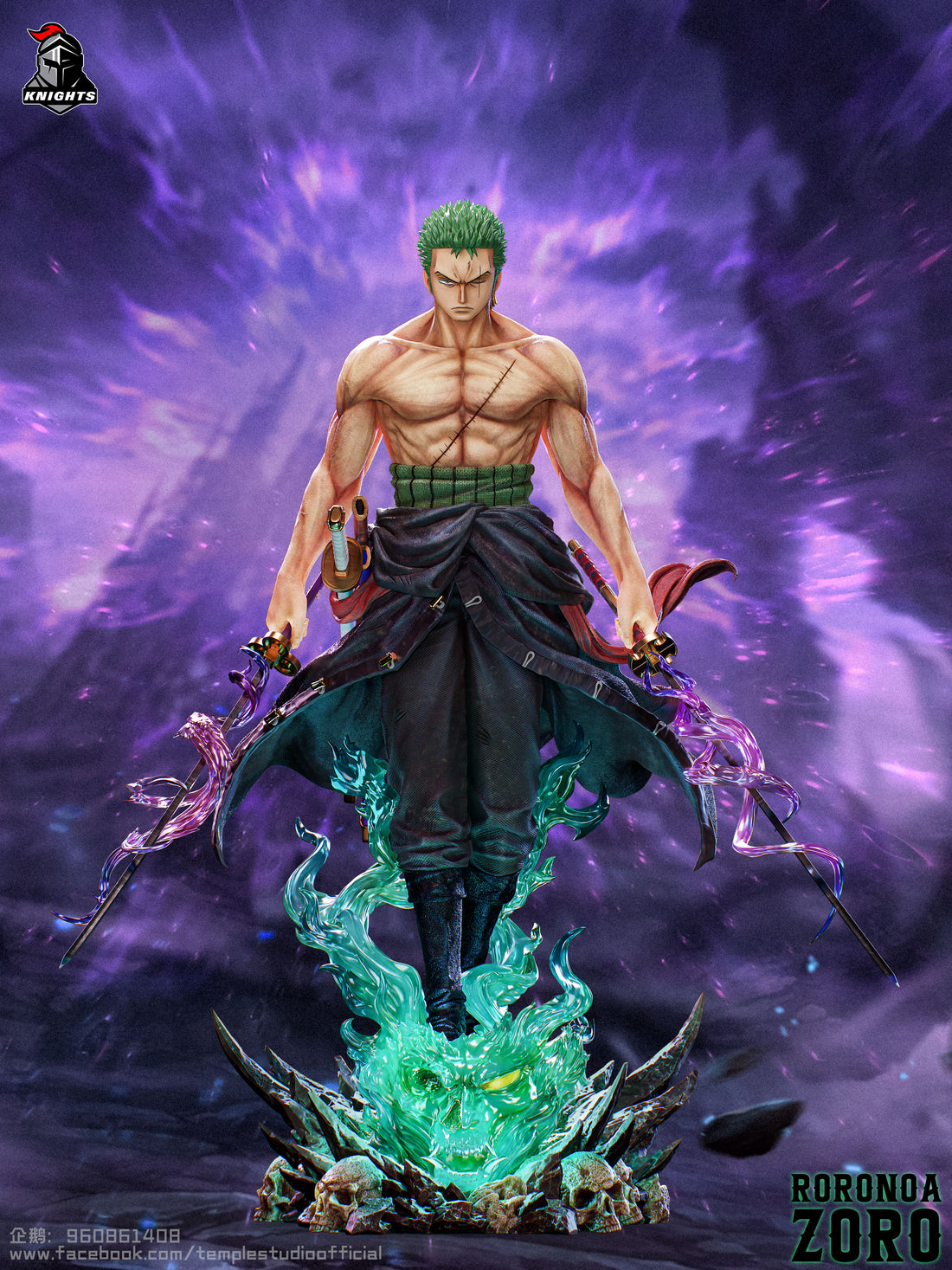 One Piece Temple Studio Roronoa Zoro Resin Statue