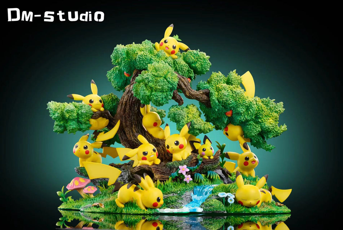 Pokemon DM Studio Pikachu Garden Resin Statue