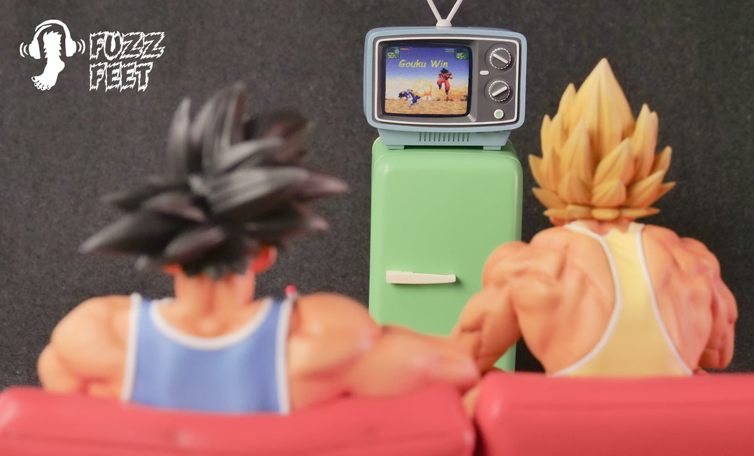 Dragon Ball FuzzFeet Studio Goku x Vegeta Gaming Resin Statue