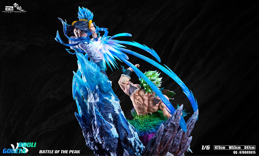 Dragon Ball YunQi Studio Broly Vs Gogeta Resin Statue