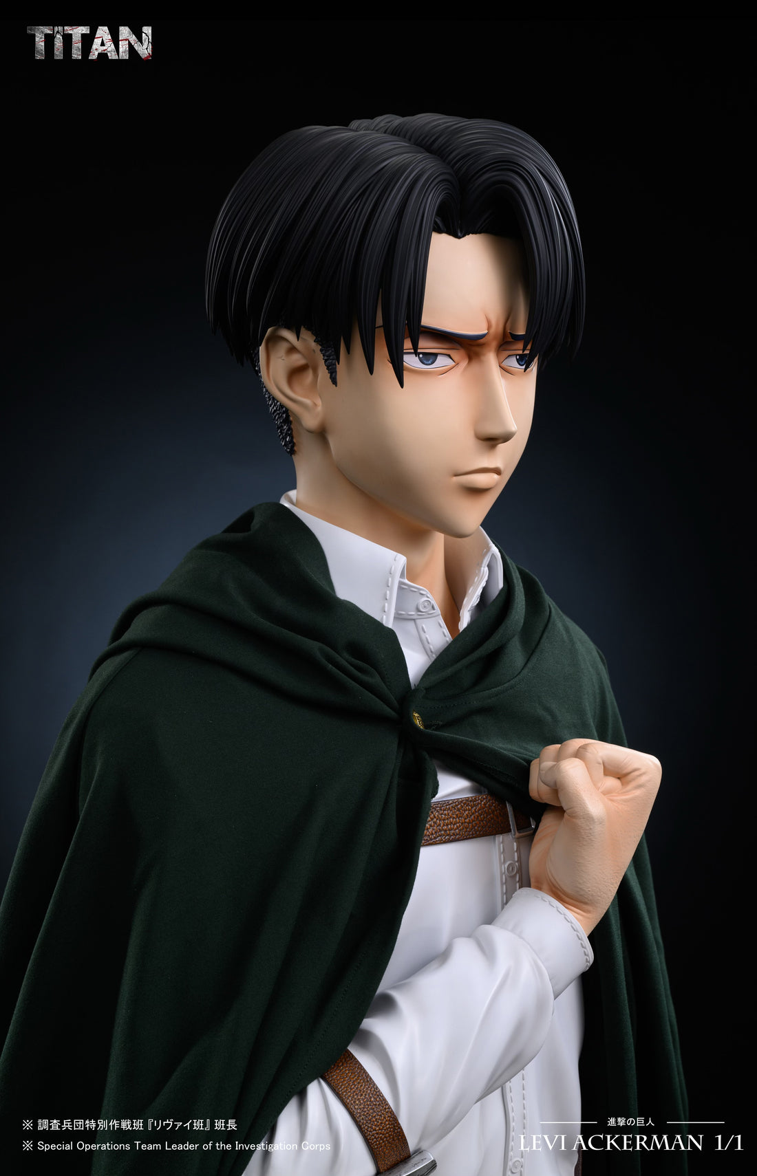 Attack on Titan TITAN Studio Levi Ackerman Bust Resin Statue