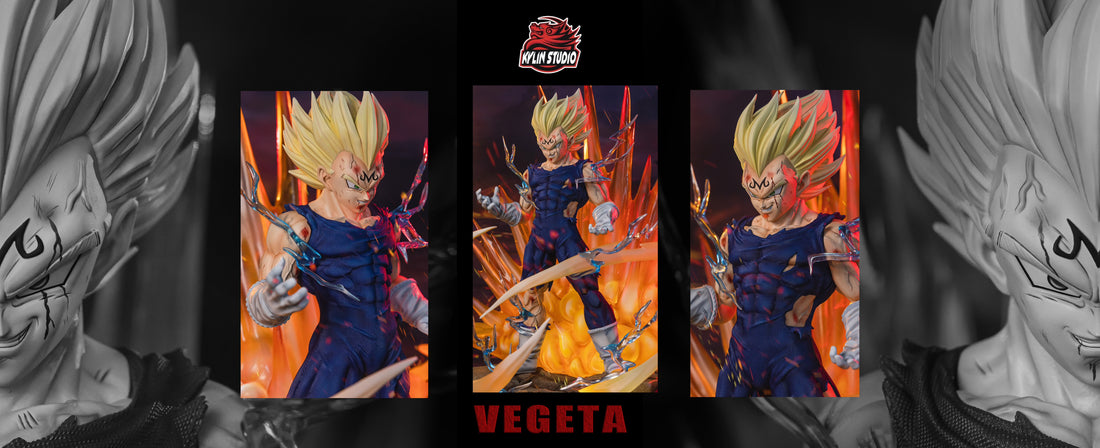 Dragon Ball Kylin Studio Majin Vegeta Resin Statue