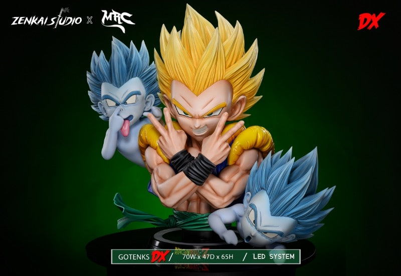 Dragon Ball Zenkai Studio x MRC Studio Gotenks Lifesize Bust Resin
