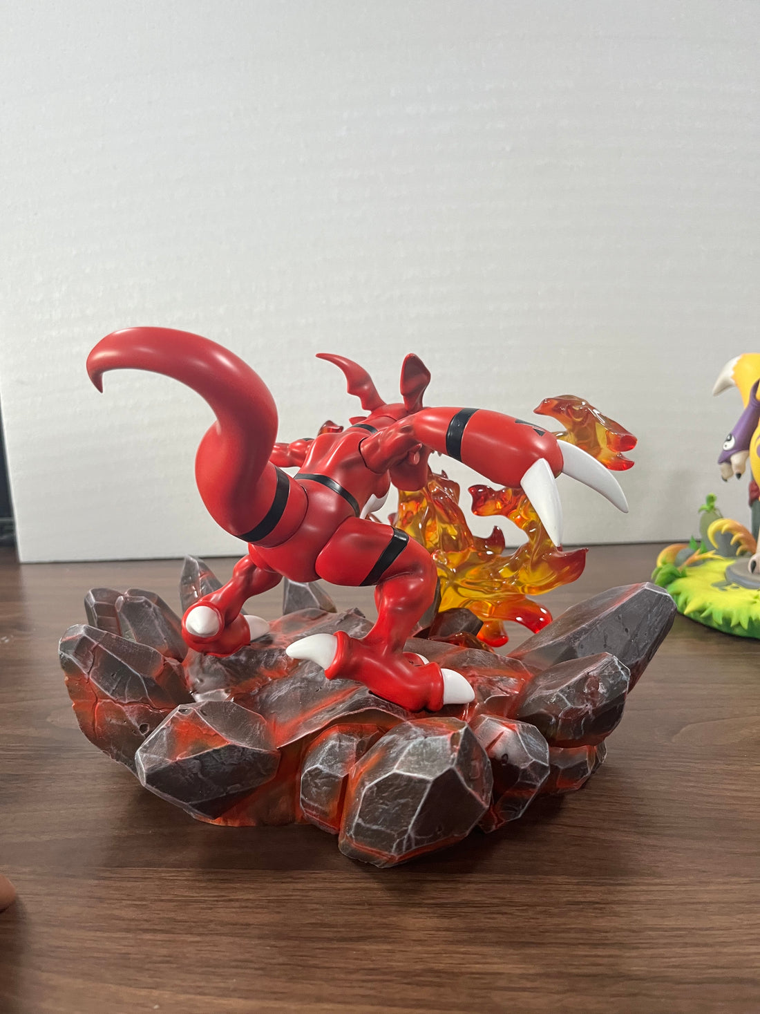 Digimon White Dragon Studio Guilmon Resin Statue