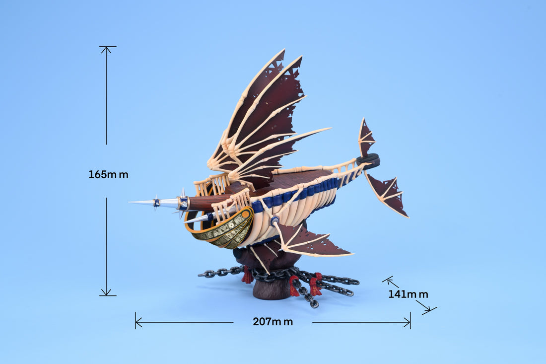 MapleStory Blue Snail Studio Bat Demons Ship Resin Statue