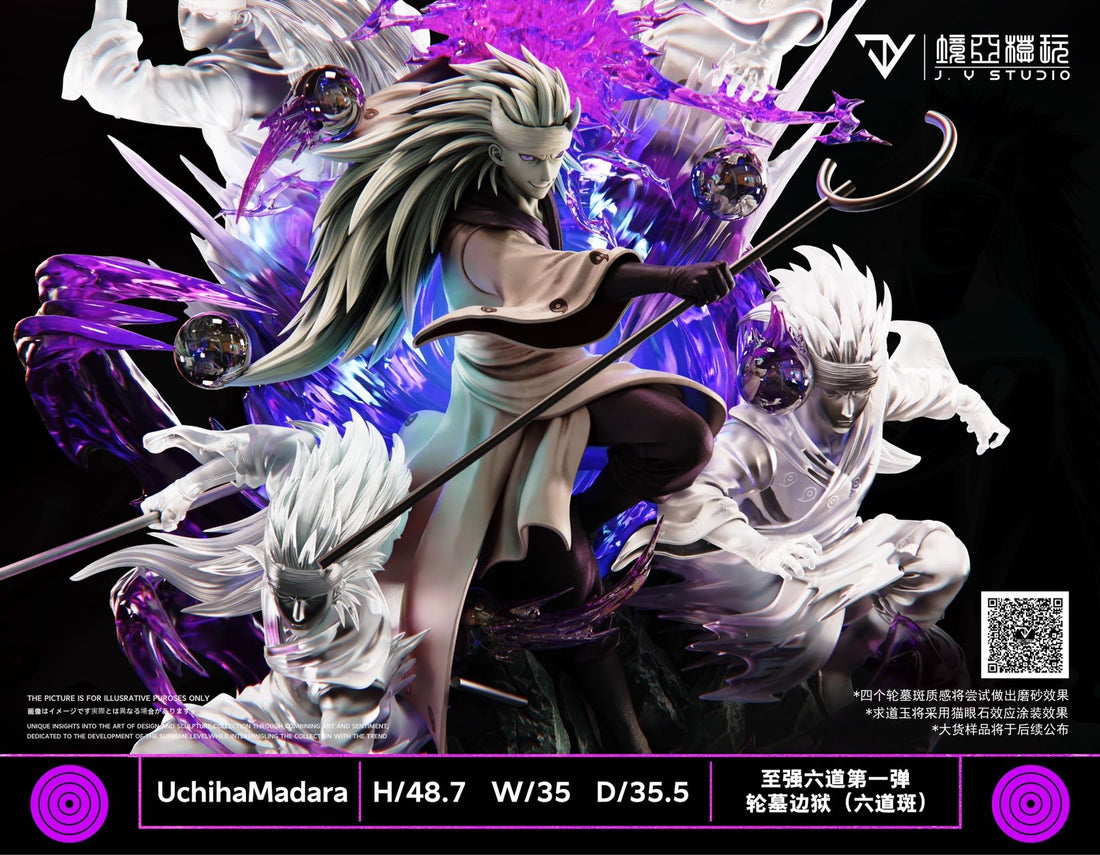 Naruto JY Studio Six Paths Madara Uchiha Resin Statue