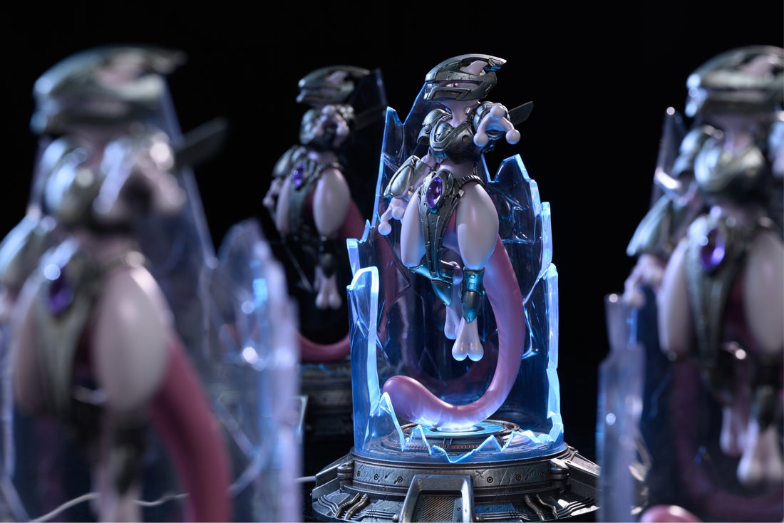 Pokemon Fairy Studio Armor Mewtwo Resin Statue