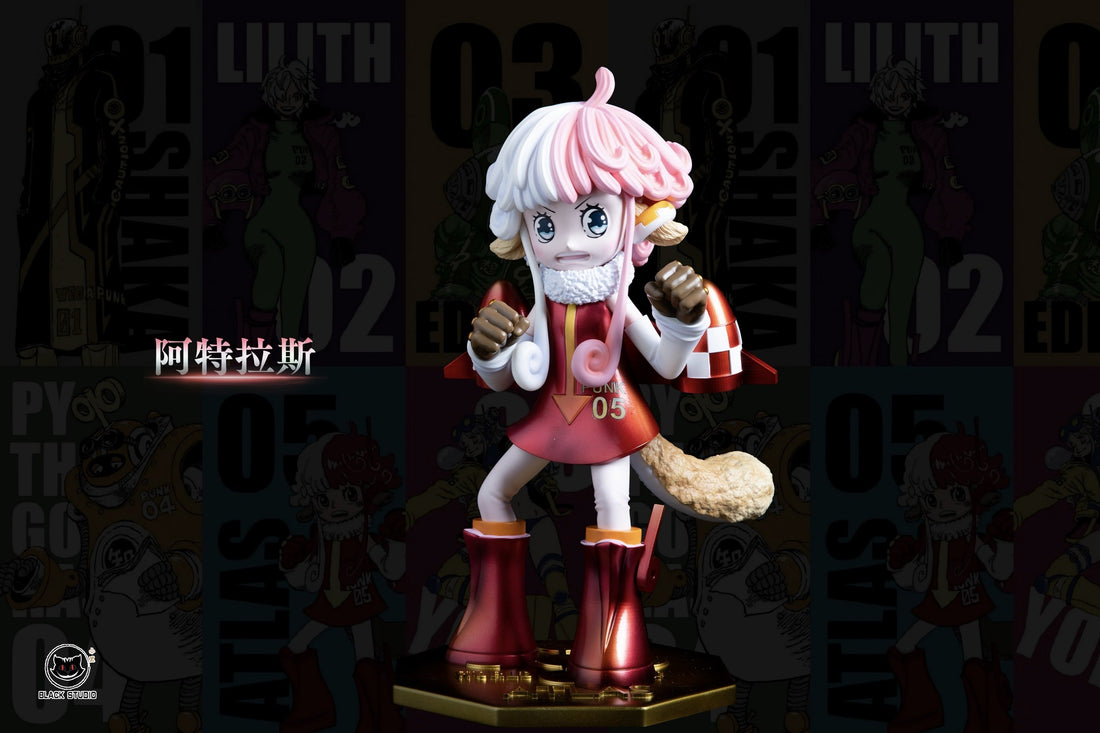 One Piece Black Studio Vegapunk Members Resin Statue