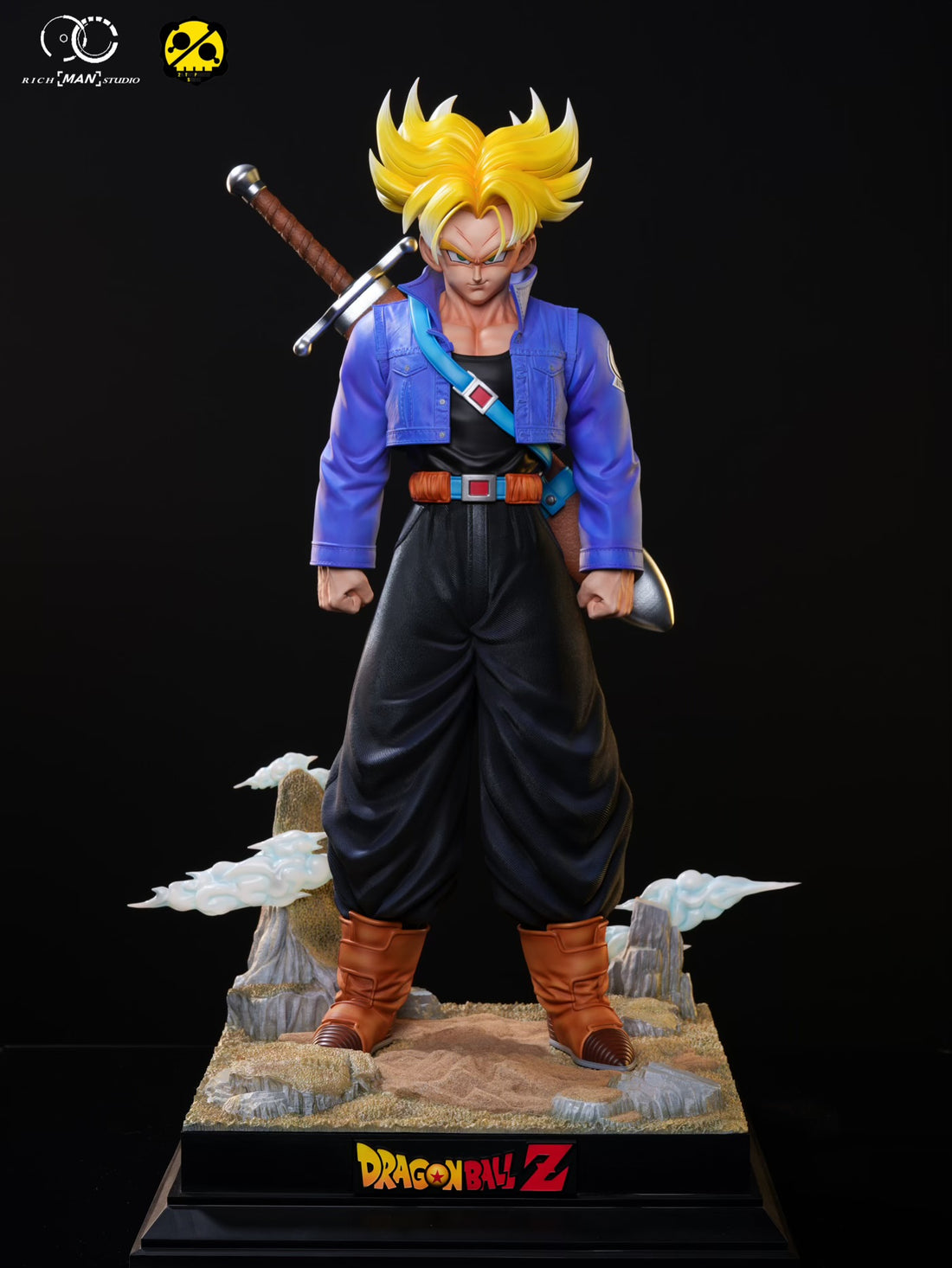 Dragon Ball Rich Man Studio x 2% Studio First Appearance Future Trunks Resin Statue