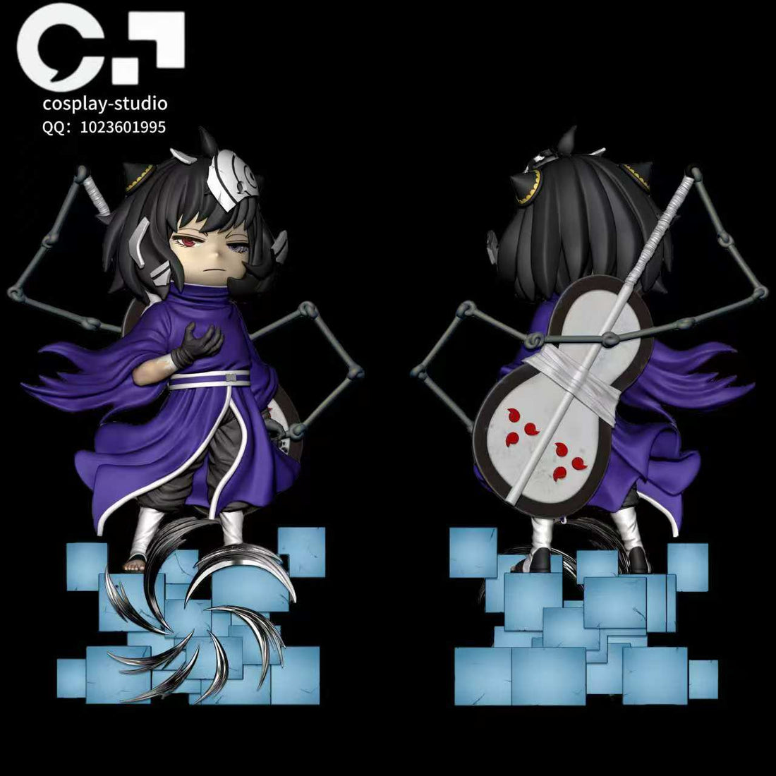 Spy x Family Cosplay Studio Anya Forger COS Obito Uchiha Resin Statue