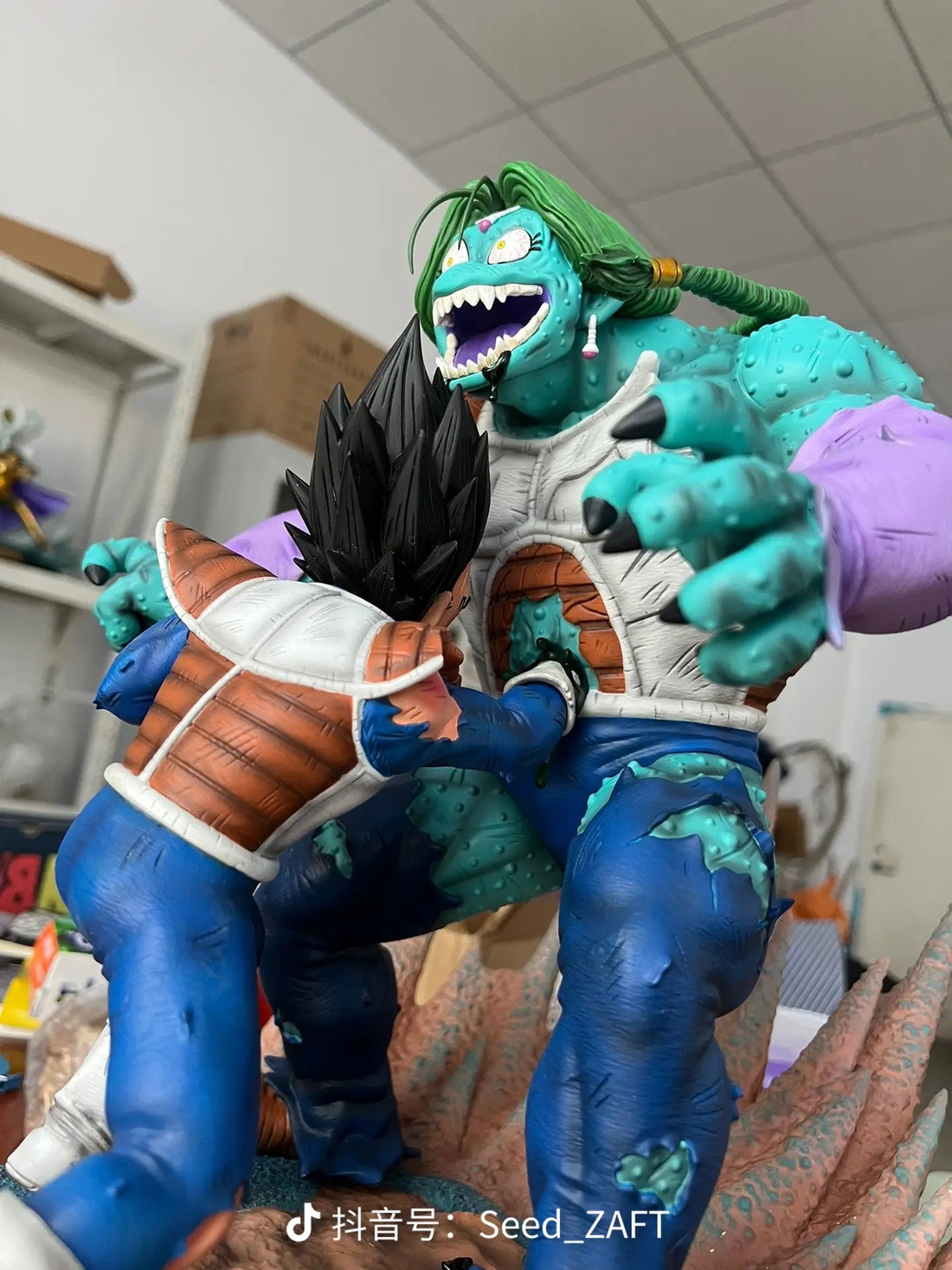 Dragon Ball AR Studio Zarbon VS Vegeta Resin Statue