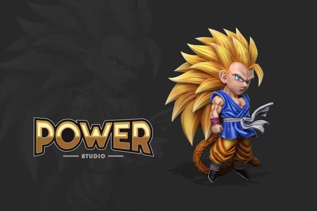 Dragon Ball Power Studio GT Goku SSJ3 Resin Statue