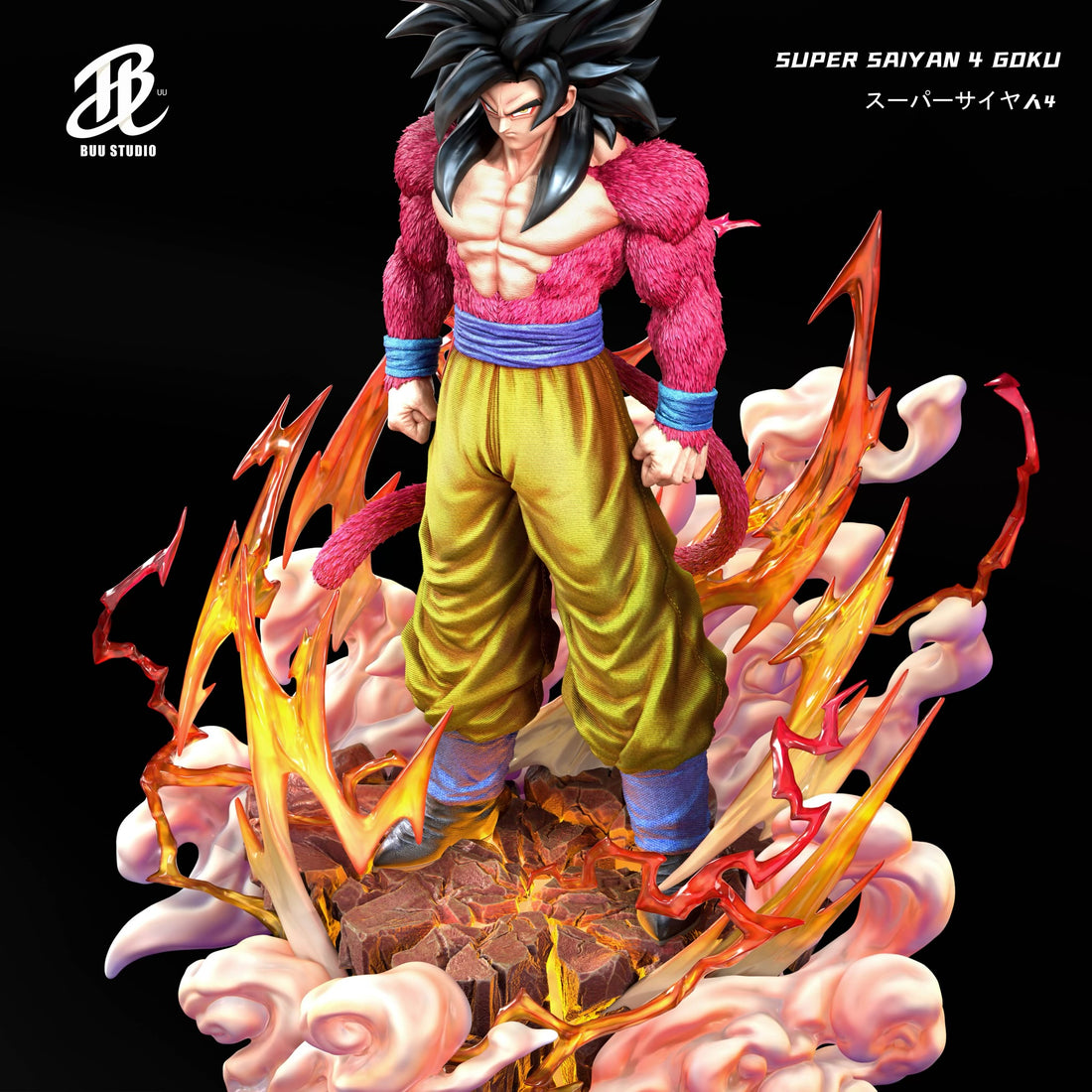 Dragon Ball BUU Studio Goku SSJ4 Resin Statue