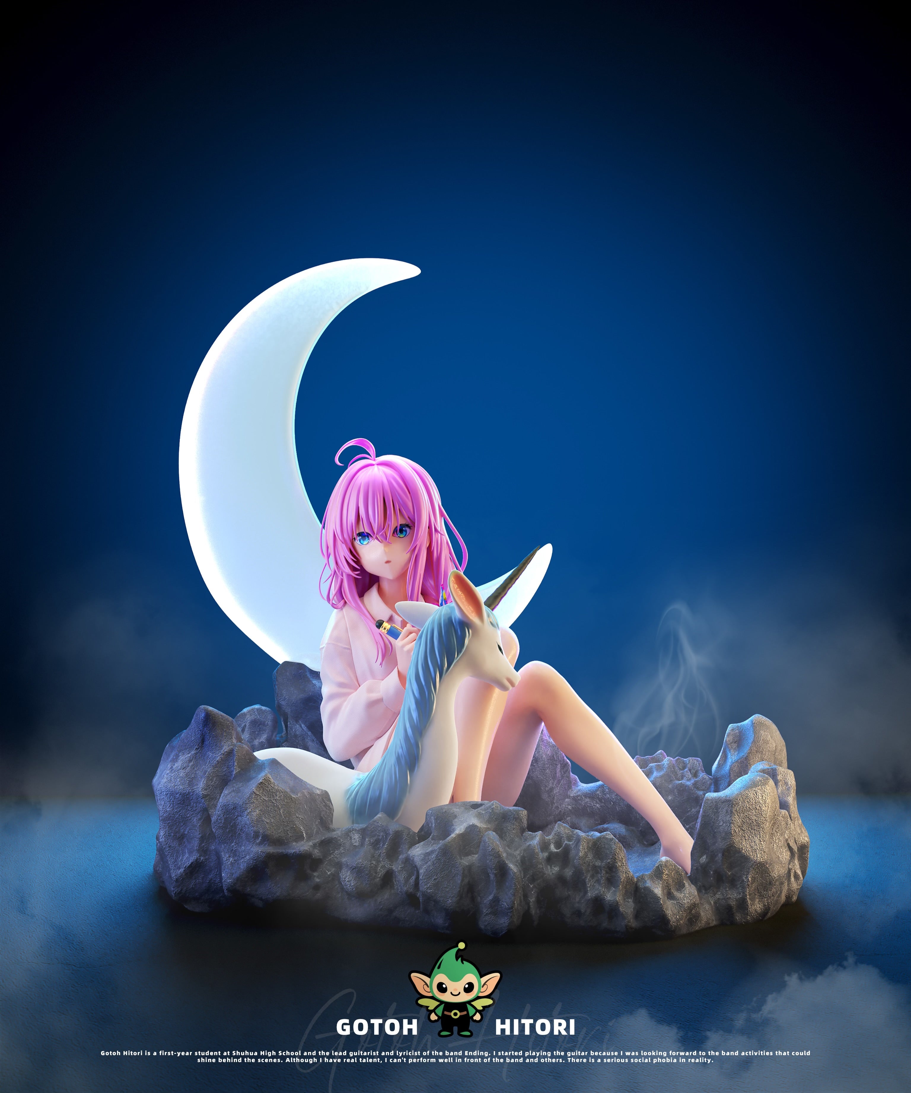 BOCCHI THE ROCK Dream Girlfriend Series - Gotoh Hitori Resin Statue - Atlas Studio [Pre-Order Closed]