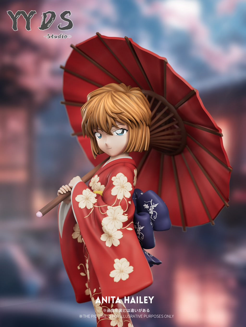 Detective Conan YYDS Studio Kimono Ai Haibara Resin Statue